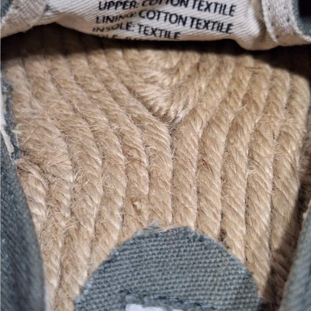 Steve Madden Gray Espadrilles with Fun Embroidery